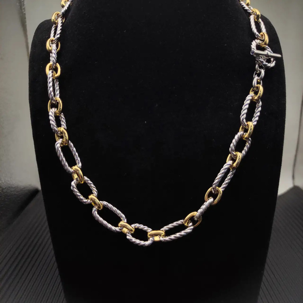 David Yurman Thread Sapphire Necklace - Picture 6 of 8